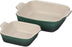Le Creuset Stoneware Heritage Square Dishes, Set of 2