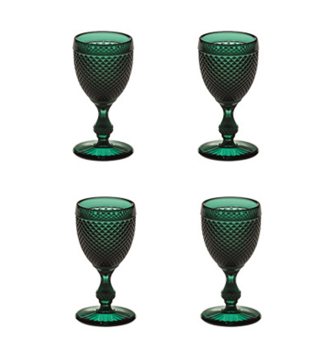 Vista Alegre Bicos Water Goblet, Set of 4