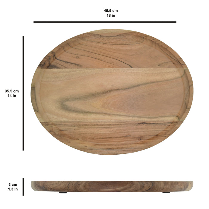 Joseph Sedgh Acacia Wood Serving Trays