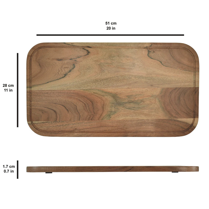 Joseph Sedgh Acacia Wood Serving Trays