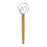 RSVP Olive Wood Swedish Dough Whisk