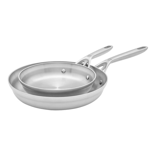 ZWILLING Motion Stainless Steel 2-pc Stainless Steel Fry Pan Set
