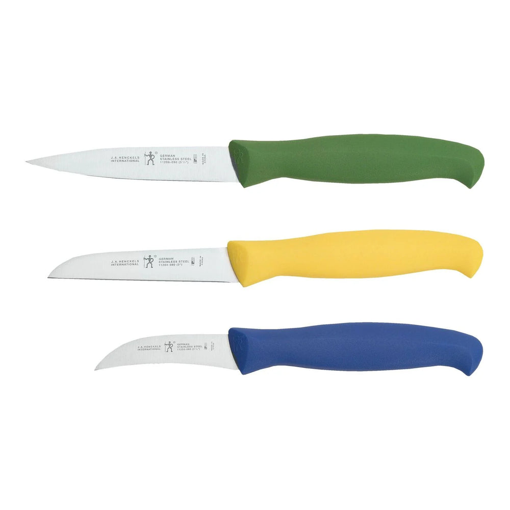 Henckels 3 pc Paring Knife Set Multi-colored