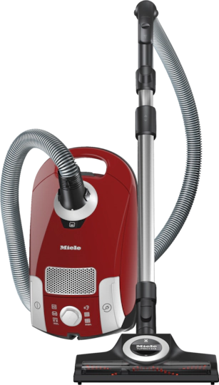 Miele Compact C1 Home Care Powerline Turbo Vacuum SCAO3, Red