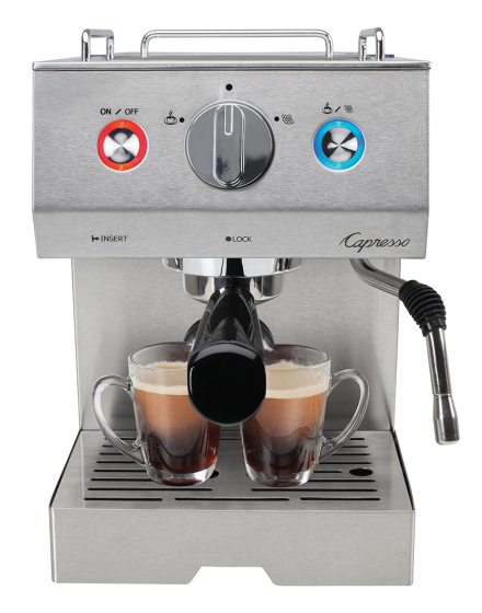 Capresso Café Select Professional Stainless Steel Espresso & Cappuccino Machine