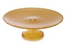 Classic Touch Amber Footed Cake Stand-Small