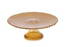 Classic Touch Amber Footed Cake Stand-Small