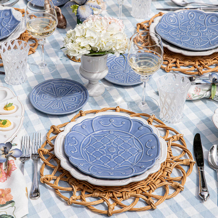 Juliska Jardins du Monde Dessert/Salad Plate - Assorted Shapes, Set/4