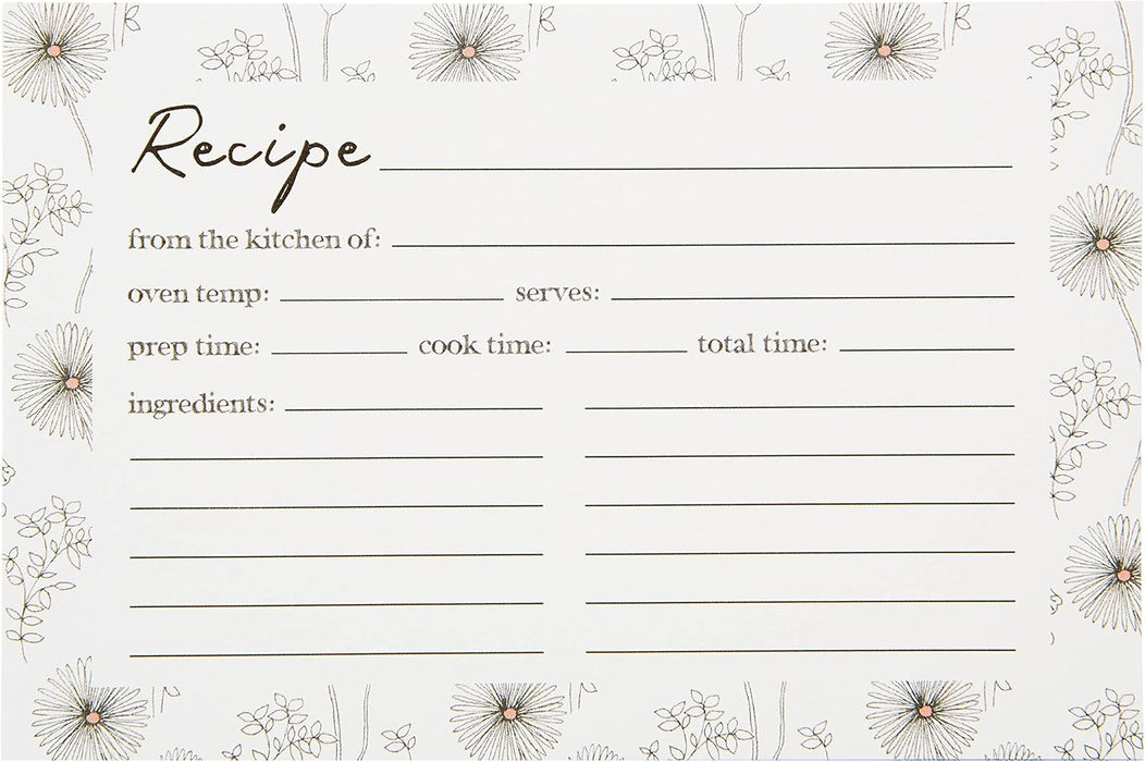 CR Gibson 4x6 Recipe Cards