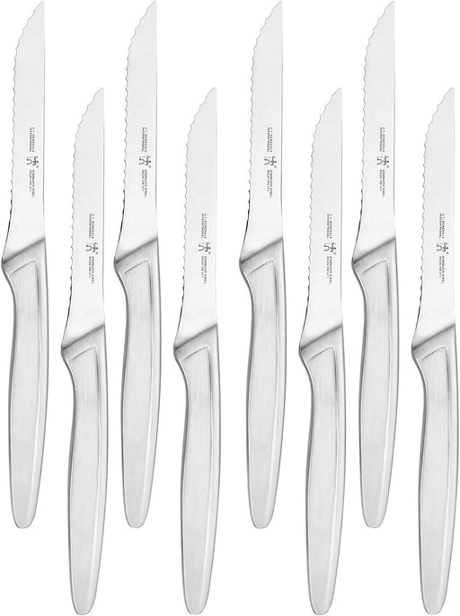 HENCKELS Razor-Sharp Steak Knife Set of 8, German Engineered Informed by 100+ Years of Mastery, Sliver