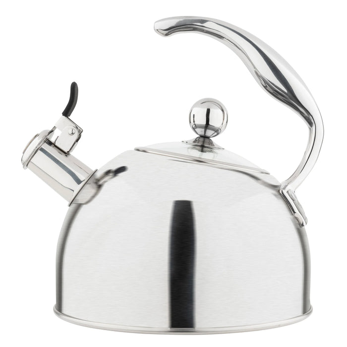Viking 2.6-Quart Stainless Steel Whistling Kettle with 3-Ply Base