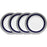 Noritake Crestwood Cobalt Platinum Dinnerware, Bread & Butter Plates, Set of 4