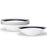 Noritake Crestwood Cobalt Platinum Dinnerware, Soup Bowls, Set of 4