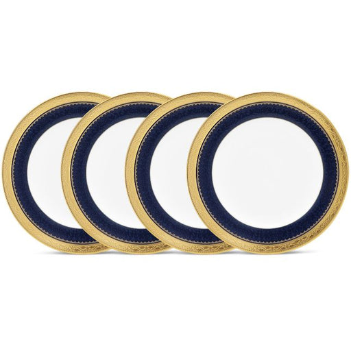 Noritake Odessa Cobalt Gold Bread & Butter/ Appetizer Plate, SET of 4