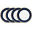 Noritake Blueshire Bread & Butter/Appetizer Plate, 6 1/2", Set of 4