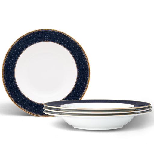 Noritake Blueshire Dinnerware, Soup Bowls, 12 oz., Set of 4