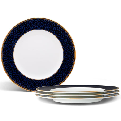 Noritake Blueshire Accent/Luncheon Plate, 9", Set of 4