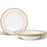 Noritake Trefolio Gold Dinnerware, Soup Bowls, 8 1/2", 12 oz., Set of 4