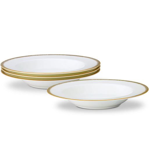 Noritake Haku Dinnerware, Rimmed Soup Bowl, Set of 4