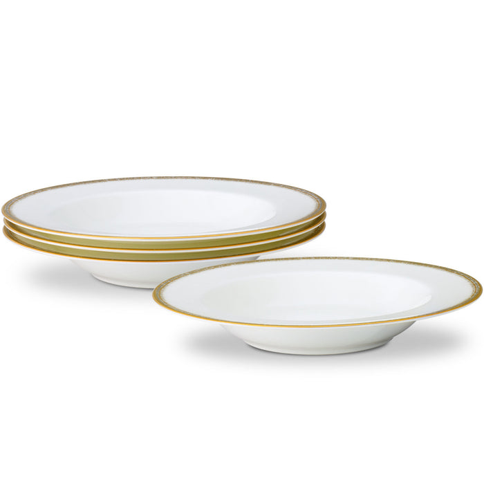 Noritake Haku Dinnerware, Rimmed Soup Bowl, Set of 4
