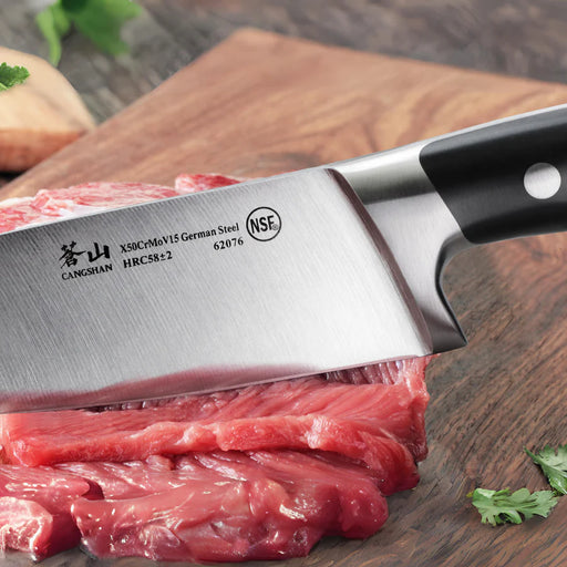 TV2 Series 8-Inch Chef Knife, Forged Swedish 14C28N Steel, 1020038