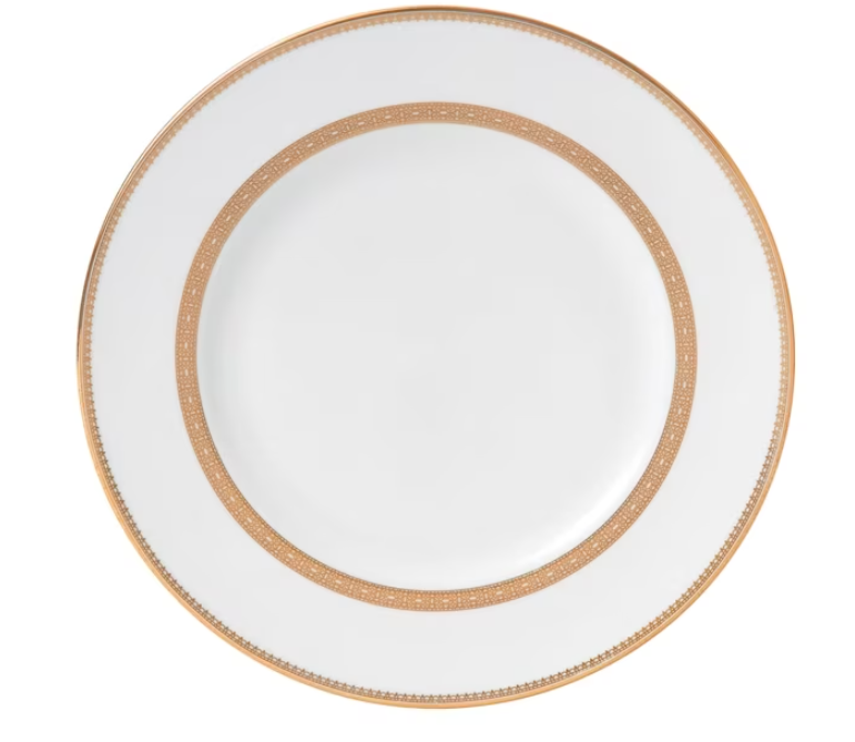 Vera Wang Lace Gold Dinner Plate 10.7 inches