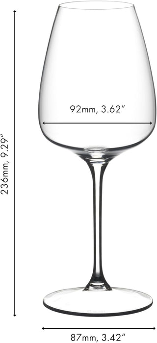 Riedel GRAPE White Wine Rose Champagne Wine Glass, 4 Pack D