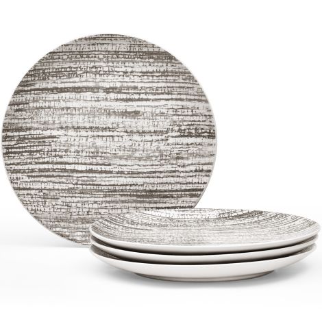 Noritake Weave Accent Plates, 8 1/4", Set of 4