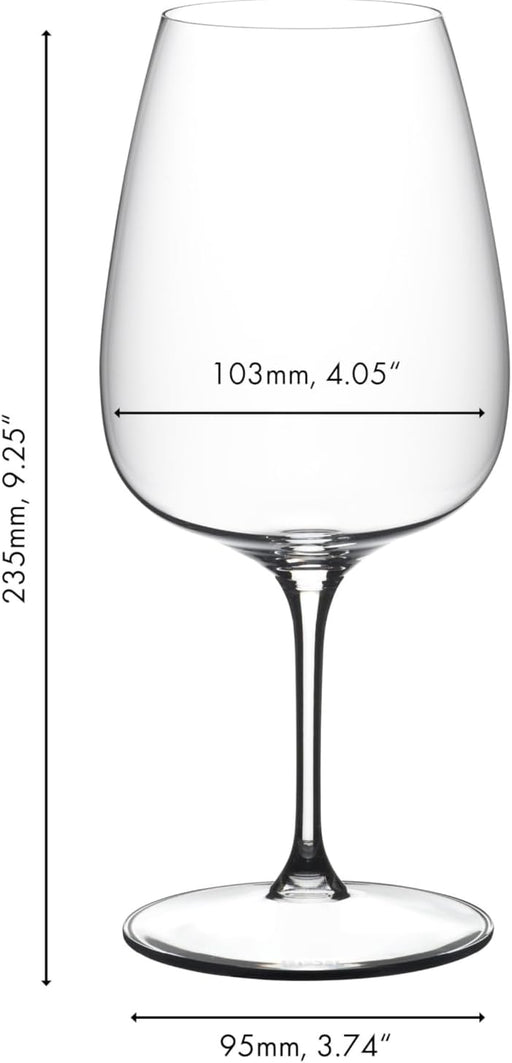 Riedel GRAPE Cabernet/Merlot/Cocktail - Red Wine & Cocktail Glass, 4 Pack