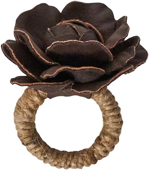 Juliska Camellia Napkin Ring, Set of 4