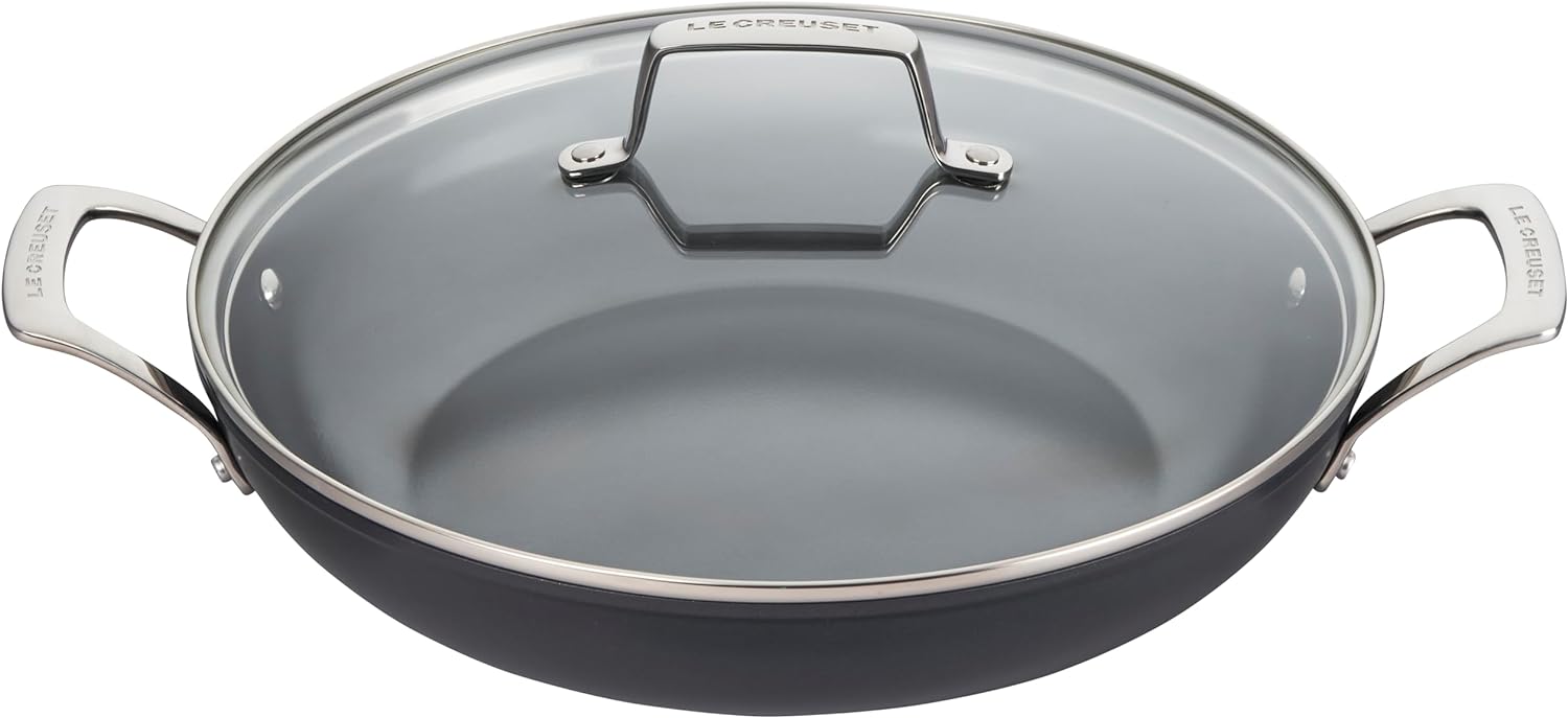 Le Creuset Essential Non Stick Ceramic Braiser with Glass Lid