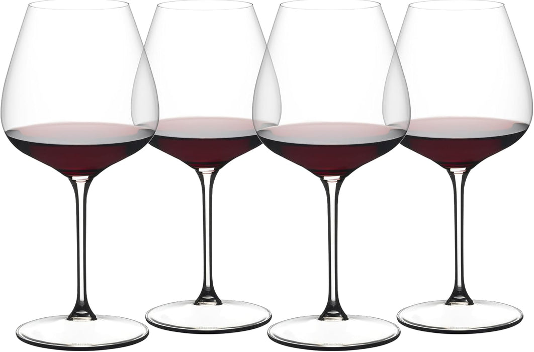 Riedel GRAPE Pinot Noir/Nebbiolo/Aperitivo Crystal Glass Wine & Cocktail Glass, 4 Pack D
