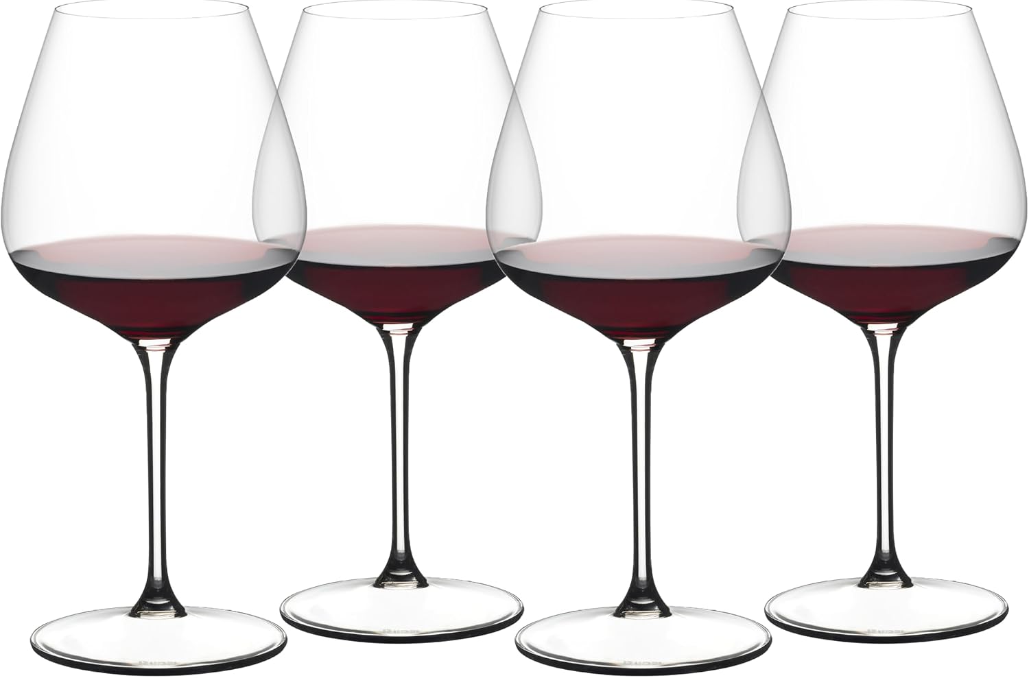 Riedel GRAPE Pinot Noir/Nebbiolo/Aperitivo Crystal Glass Wine & Cocktail Glass, 4 Pack D