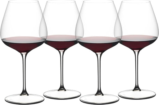 Riedel GRAPE Pinot Noir/Nebbiolo/Aperitivo Crystal Glass Wine & Cocktail Glass, 4 Pack