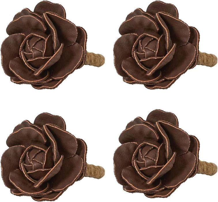 Juliska Camellia Napkin Ring, Set of 4
