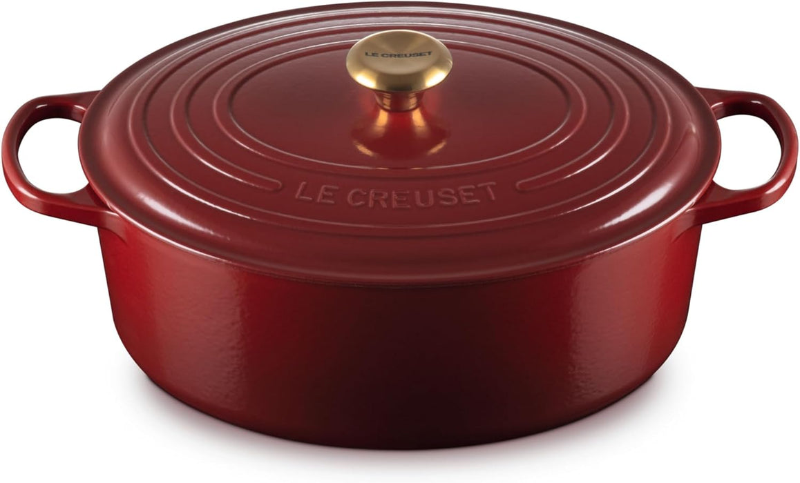 Le Creuset Enameled Cast Iron Signature Oval Dutch Oven, 8 qt