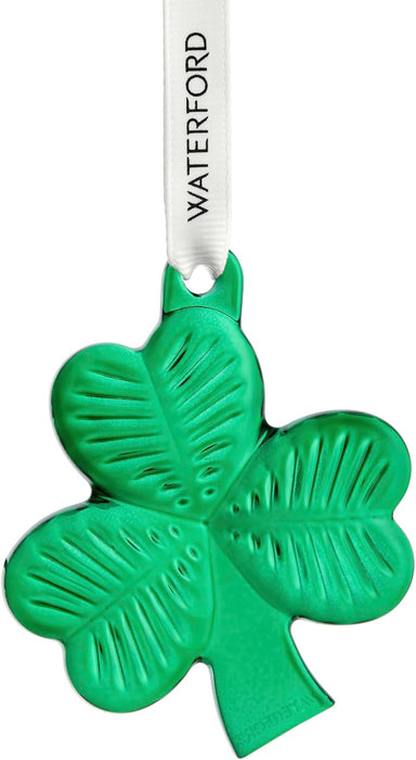 Waterford Mini Green Shamrock Ornament