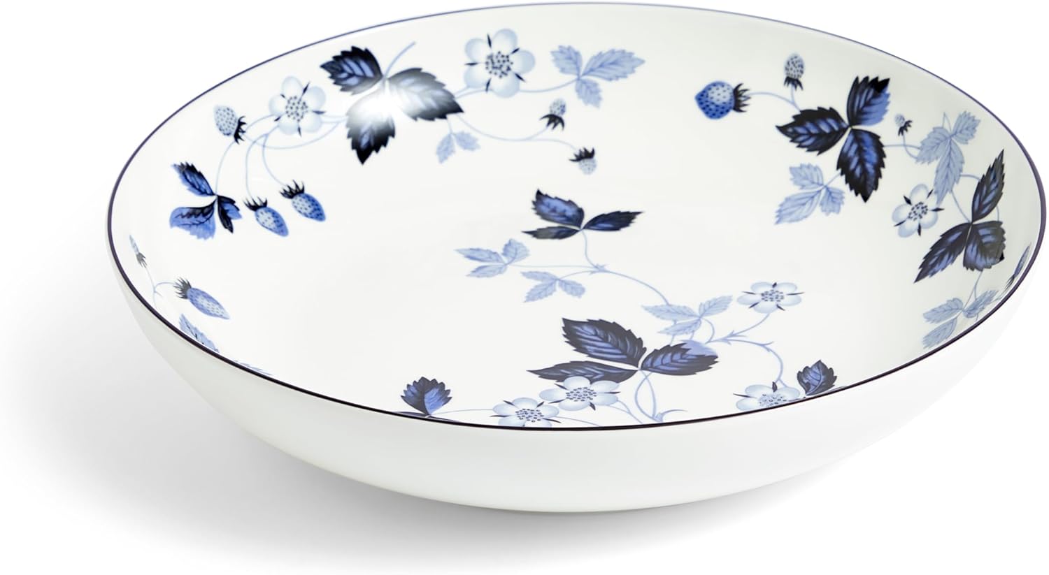 Wedgwood Wild Strawberry Inky Blue Pasta Bowl 24cm 9.4in