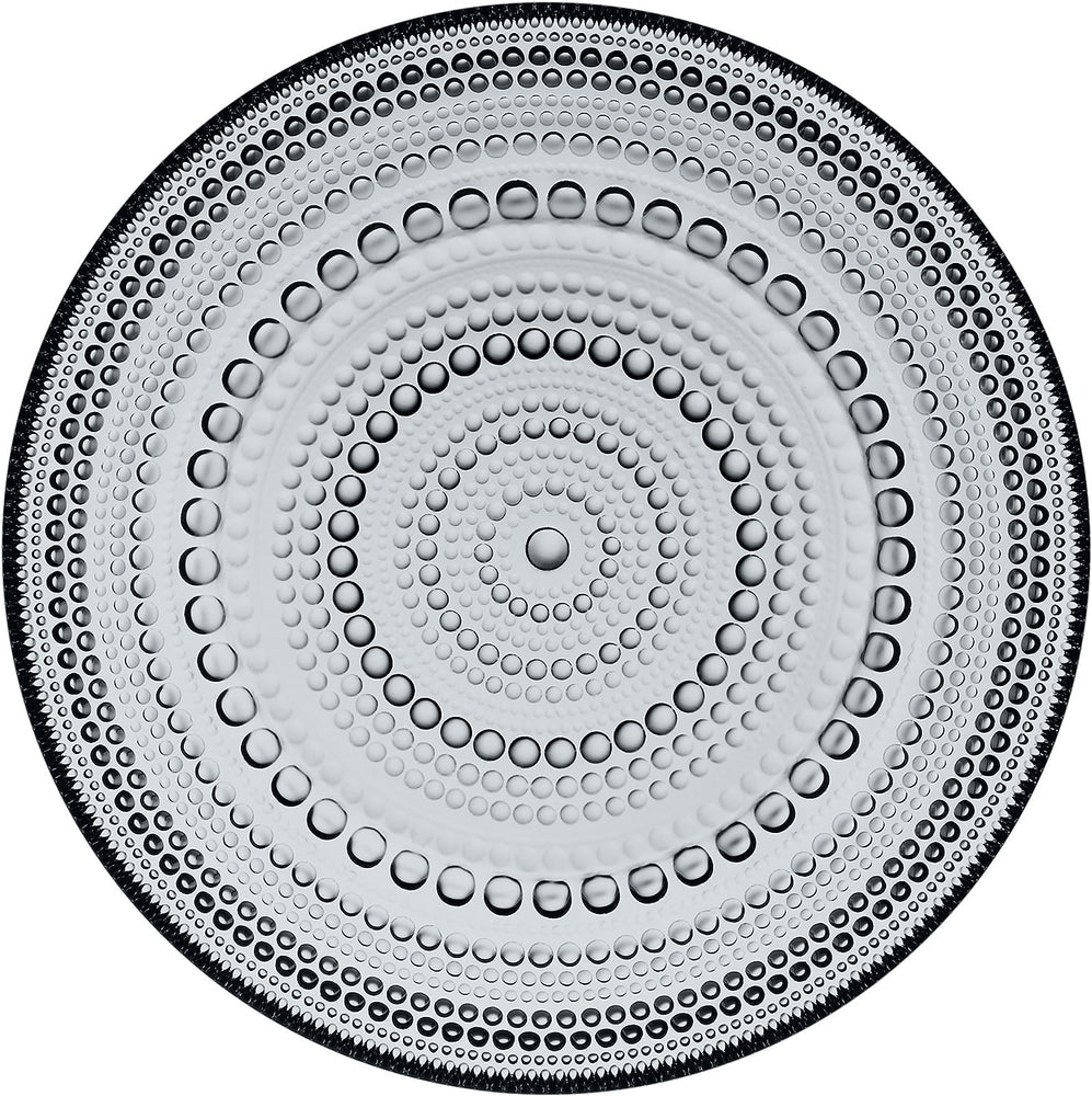 littala Kastehelmi Dewdrop Plate gray 6.75"