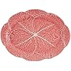 Bordallo Pinheiro Cabbage Pink Oval Platter 43 cm/17" Large