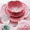 Bordallo Pinheiro Cabbage Pink Small Bowl 5", Set of 4
