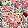 Bordallo Pinheiro Cabbage Pink Small Bowl 5", Set of 4