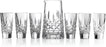 Waterford Lismore Pitcher & Shot Glass, 7 pieces