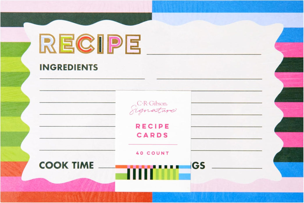 CR Gibson 4x6 Recipe Cards