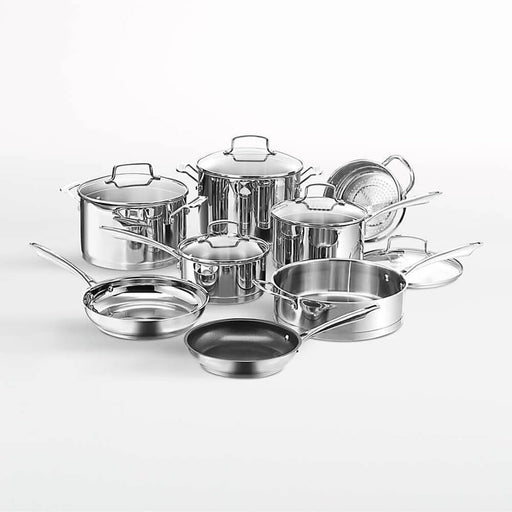 Cuisinart Chef's Classic Stainless 13 piece Cookware Set