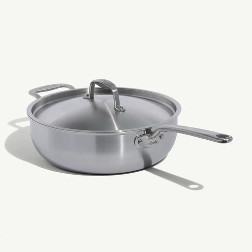 Made In Cookware Stainless Clad Saucier, 5 Qt