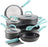 Rachael Ray Create Delicious Hard Anodized Nonstick Cookware Pots and Pans Set, 11 Piece