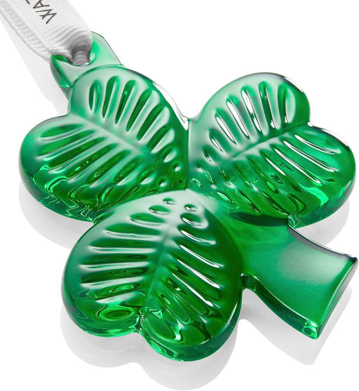 Waterford Mini Green Shamrock Ornament