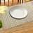 Frieling "Plaid" Rectangular Placemat, Beige