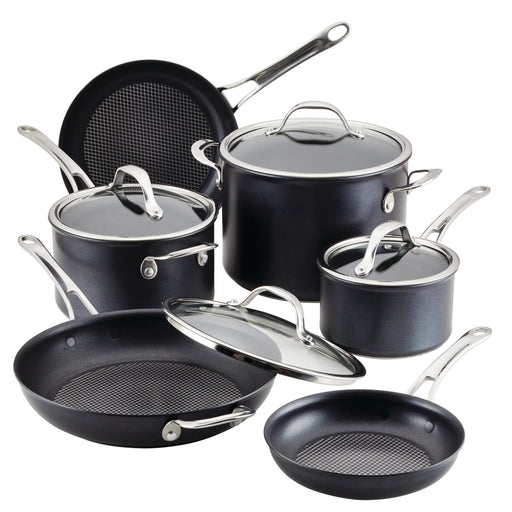 Scanpan CTX Set Pentole 10 Pezzi In Acciaio Inox Con Antiaderente Stratanium: Padelle E Casseruole Per Induzione, Prodotto In Danimarca